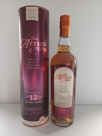 Whisky: Arran 12 Bourbon and Sherry Casks beschikbaar voor biedingen