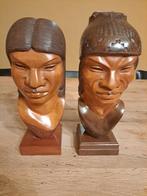 Massieve houten beelden uit Zuid-Amerika, Ophalen