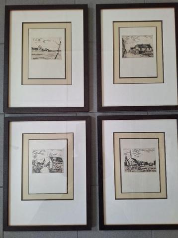 Maurice de Vlaminck 1879-1958   4 kopergravures 1927 beschikbaar voor biedingen