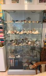 Glazen vitrine kast met 2 spots ( leeg), Huis en Inrichting, Kasten | Vitrinekasten, Ophalen, Zo goed als nieuw