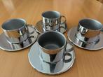 Zepter - Set van 4 roestvrijstalen koffiekopjes, Ophalen, Zo goed als nieuw