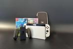Nintendo switch OLED + 3 games (incl Zelda) + hoes en contr., Ophalen of Verzenden, Gebruikt