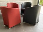 Fauteuil Rolf Benz RB7300 (4 pièces) ZGAN, Maison & Meubles, Chaises, Rouge, Comme neuf, Enlèvement, Durlet Leolux B&b italia Artifort Knoll Jori