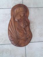 Lieve vrouw + kind in hout ( Filipijnen), Antiek en Kunst, Ophalen of Verzenden
