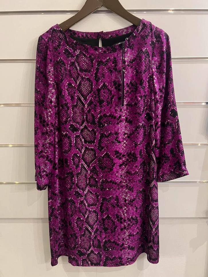 Alice & Trixie zijden jurk – 100% zijde, Kleding | Dames, Jurken, Nieuw, Maat 36 (S), Paars, Ophalen of Verzenden