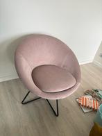 Kuipzetel roze lounge chair actona, Huis en Inrichting, Ophalen, Zo goed als nieuw, Metaal