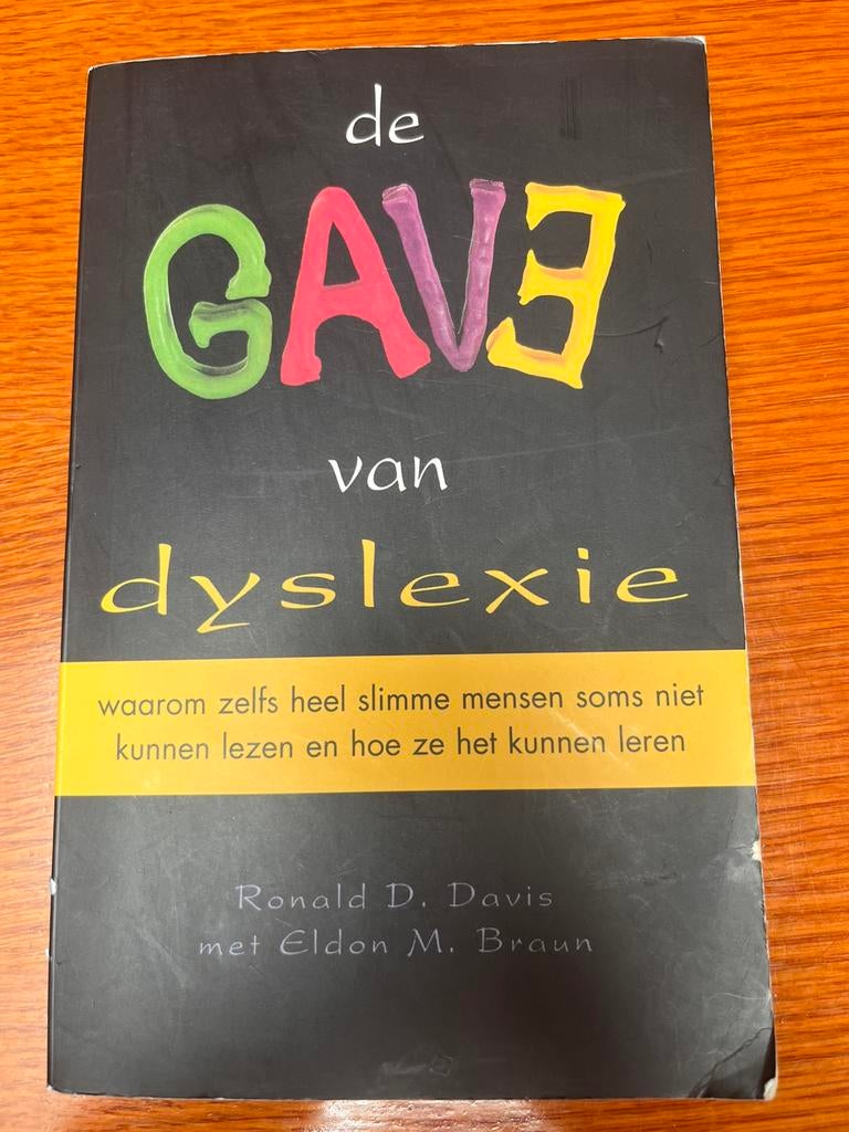 R.D. Davis - Le cadeau de la dyslexie, Livres, Science, Enlèvement ou Envoi