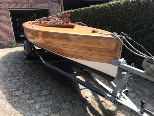 Unieke Zeilboot Elb-H-Jolle uit 1948 – Liefhebbers-object, Watersport en Boten, Open zeilboten, Gebruikt, Overige typen, 3 tot 6 meter