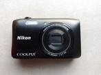 Nikon Coolpix s3600: 20Mpx, 8x optisch, Gebruikt, Ophalen of Verzenden, Nikon