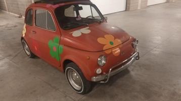 Fiat 500 1975 wordt gerestaureerd beschikbaar voor biedingen
