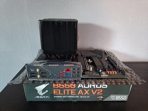 Upgradeset| B550 AORUS ELITE | Ryzen 5 5500| 32GB| SSD| W11, Computers en Software, Moederborden, Nieuw, AMD, DDR4, Ophalen of Verzenden