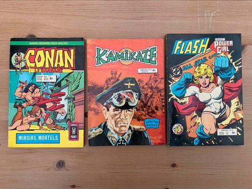 Kamikaze - Conan - Flash - BD Vintage Super-héros - Comics, Boeken, Strips | Comics, Gelezen, Meerdere comics, Ophalen of Verzenden