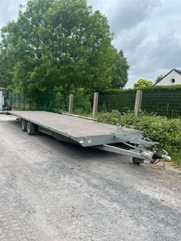 aanhangwagen eduard 8 meter, Auto diversen, Aanhangers en Bagagewagens, Ophalen, Gebruikt
