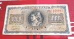 Bankbiljet Griekenland - 1.000 drachmen 1942, Los biljet, Ophalen of Verzenden, Overige landen