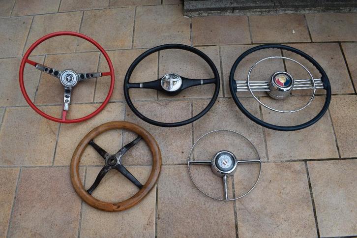 Lot 5 American Oldtimer stuurwiel, Antiek en Kunst, Curiosa en Brocante, Ophalen of Verzenden