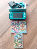 Nintendo Switch Lite neuve (+ 3 jeux et étui de protection), Consoles de jeu & Jeux vidéo, Enlèvement ou Envoi, Turquoise, Comme neuf