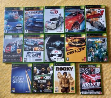 Oude XBOX games disponible aux enchères