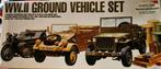 WW II ground vehicle set, academy 1/72, Hobby & Loisirs créatifs, Modélisme | Voitures & Véhicules, Comme neuf, Enlèvement ou Envoi