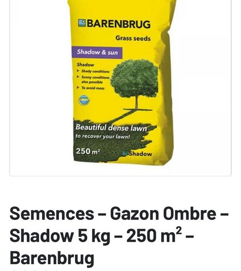 Semences gazon / pelouse - 2 SACS, Jardin & Terrasse, Terre & Fumier, Enlèvement ou Envoi