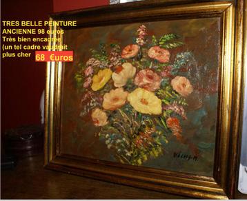 sacrifie MAGNIFIQUE PEINTURE ANCIENNE PARFAIT ETAT 39 € beschikbaar voor biedingen