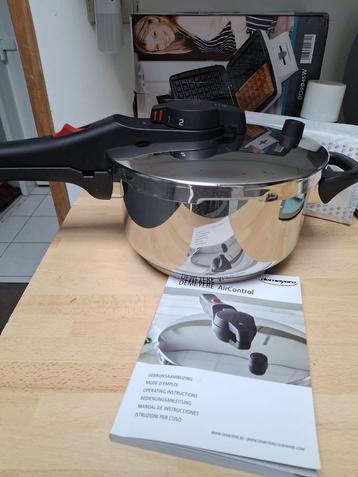 Snelkookpan Demeyere Aircontrol 4 ltr+stoominzet (Zemst) beschikbaar voor biedingen