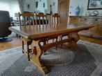 Eettafel en bijhorende stoelen, Huis en Inrichting, 50 tot 100 cm, 150 tot 200 cm, Gebruikt, Rechthoekig