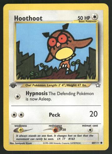Hoothoot 60/111 - Neo Genesis (1st edition) (NM) beschikbaar voor biedingen