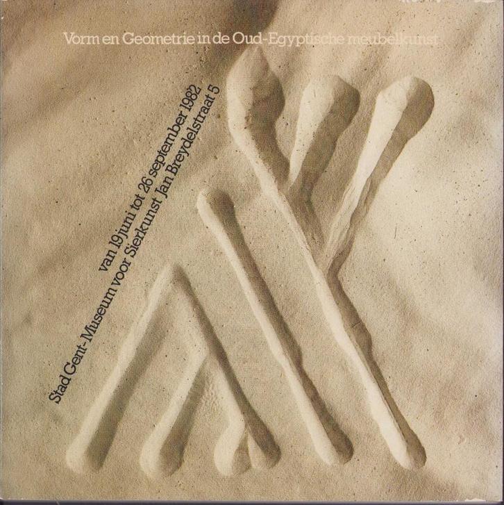 Vorm en Geometrie in de Oud-Egyptische meubelkunst, Boeken, Kunst en Cultuur | Beeldend, Zo goed als nieuw, Overige onderwerpen