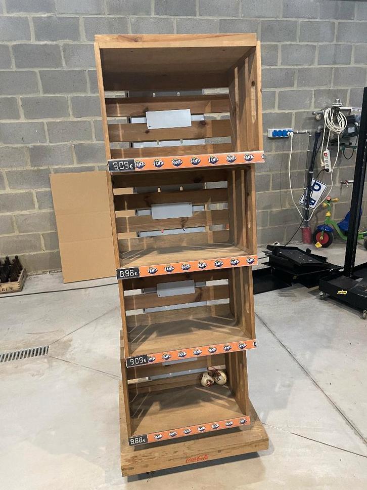 Vintage Coca-Cola display rek – industrieel flessenrek, Verzamelen, Merken en Reclamevoorwerpen, Zo goed als nieuw, Gebruiksvoorwerp