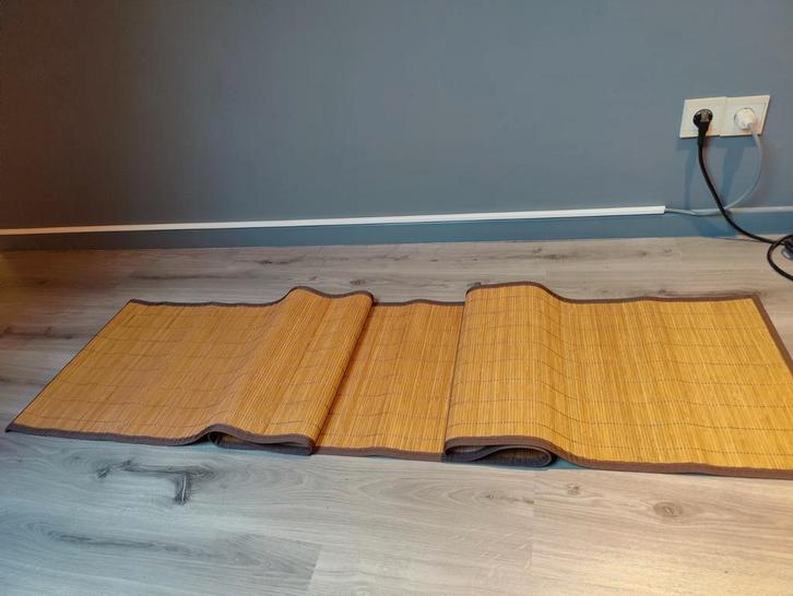 Bamboe tafelloper (248x45 cm), Huis en Inrichting, Tafelkleden, Zo goed als nieuw, Rechthoek, Binnen, Ophalen of Verzenden