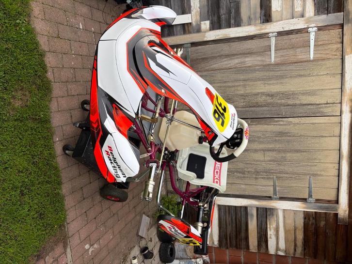 Haase Karif 2023 rollend chassis + onderdelen, mychron, etc., Sport en Fitness, Karting, Gebruikt, Kart, Ophalen