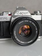 Canon AV1 + 50mm, Audio, Tv en Foto, Ophalen, Gebruikt, Canon