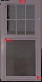 fenetre bois avec double vitrage excellent état, Ophalen of Verzenden, Dubbelglas