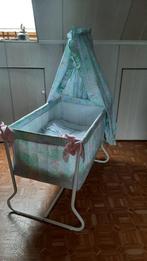 Babywieg met stoffen bekleding., Ophalen, Zo goed als nieuw, Minder dan 140 cm, Matras