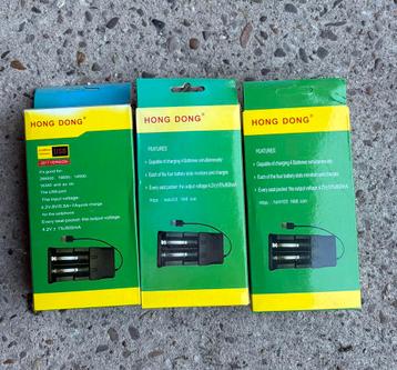 3x Hong Dong batterij oplader beschikbaar voor biedingen