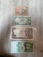 Lotje Spaanse bankbiljetten, Postzegels en Munten, Ophalen of Verzenden