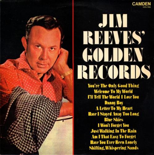Jim Reeves – Jim Reeves' Golden Records Lp = Mint, Cd's en Dvd's, Vinyl | Rock, Zo goed als nieuw, Overige genres, 12 inch, Ophalen of Verzenden