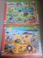 Lot de 2 planche puzzle, Ophalen, 10 tot 50 stukjes, 6 maanden tot 2 jaar