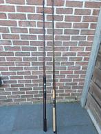 2 karperhengels met schepnet, Ophalen, Gebruikt, Werphengel