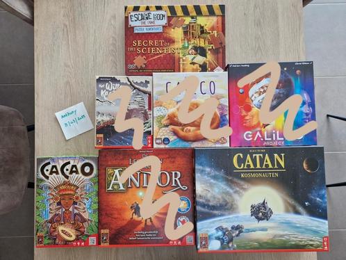 Bordspellen te koop (opruiming kast), Hobby en Vrije tijd, Gezelschapsspellen | Bordspellen, Zo goed als nieuw, Ophalen of Verzenden