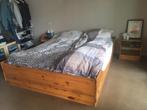 Bed 160 x 200 cm met 2 nachtkastjes en Merflex lattenbodem, Maison & Meubles, Chambre à coucher | Lits, 160 cm, Deux personnes