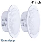 Vochtbestendige plafond luidspreker set 4 inch 60 Watt, Audio, Tv en Foto, Luidsprekerboxen, Overige merken, Nieuw, Ophalen of Verzenden