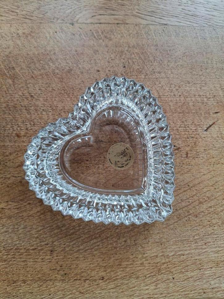 Prachtig schaaltje met deksel in kristal, Cristal d´Arques, Antiek en Kunst, Curiosa en Brocante, Ophalen of Verzenden