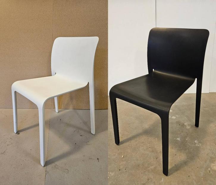 Magis First stapelbare designstoel - Stefano Giovannoni, Huis en Inrichting, Stoelen, Gebruikt, Eén, Kunststof, Wit, Ophalen of Verzenden