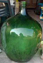 Groene glazen vaas 62 cm hoog - 50 cm doorsnede, Huis en Inrichting, Ophalen, Zo goed als nieuw