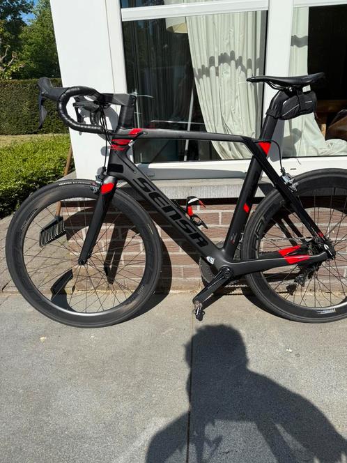Racefiets Sensa Giulia EVO Red, Fietsen en Brommers, Fietsen | Racefietsen, Zo goed als nieuw, Carbon, Ophalen