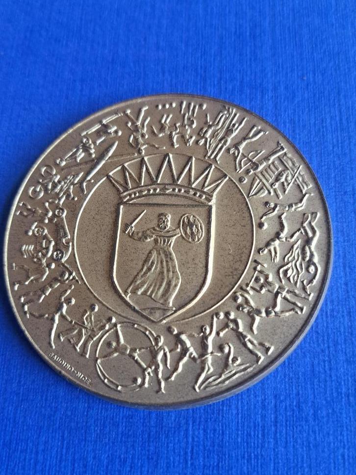 1996 Monaco médaille de bobsleigh, Pays-Bas, Timbres & Monnaies, Pièces & Médailles, Bronze, Envoi