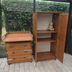 Baby commode en bijpassend kleerkastje, Huis en Inrichting, Ophalen of Verzenden, Gebruikt