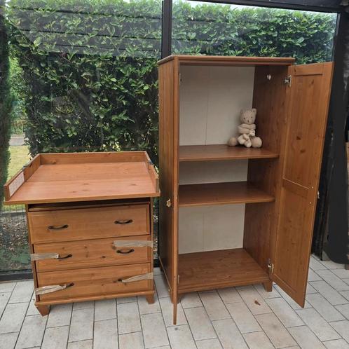 Baby commode en bijpassend kleerkastje, Huis en Inrichting, Kasten | Overige, Gebruikt, Ophalen of Verzenden