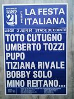 FIESTA ITALIANA - AFFICHE ORIGINALE - 70/100 CM, Collections, Comme neuf, Musique, Affiche ou Poster pour porte ou plus grand